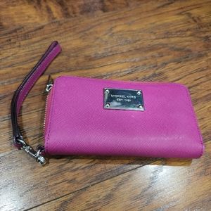 Michael Kors Wallet Fuschia